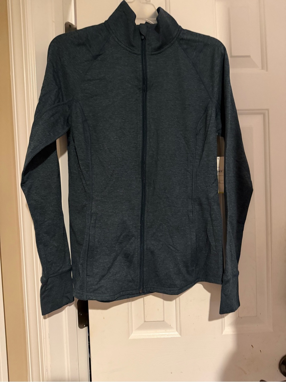 Old Navy Women's Full-Zip Jacket - Teal Blue